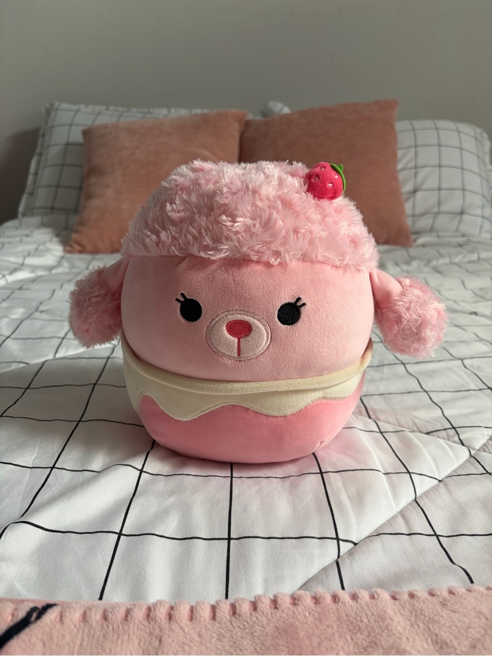 Chloe the strawberry milkshake poodle squishmallow 11”